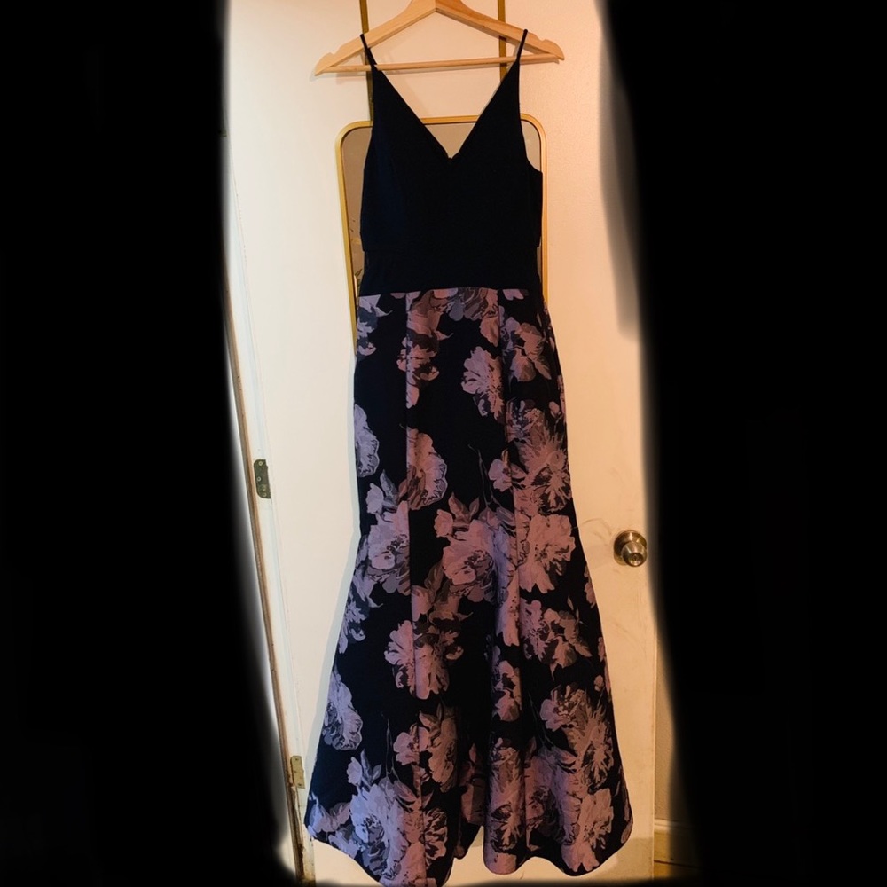 Navy Mermaid Formal Gown